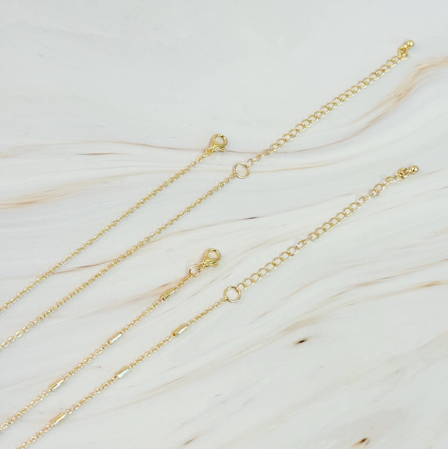 Pretty Chain Cross Necklace Set of 2